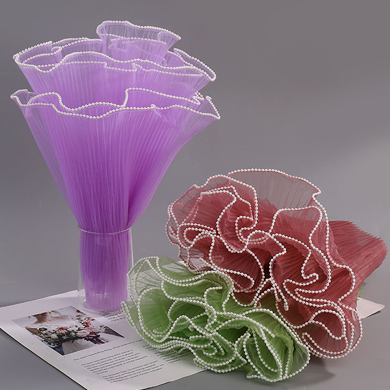 Florist Supply Paper - 28cmx1M Flower Wrapping Paper Wave Yarn