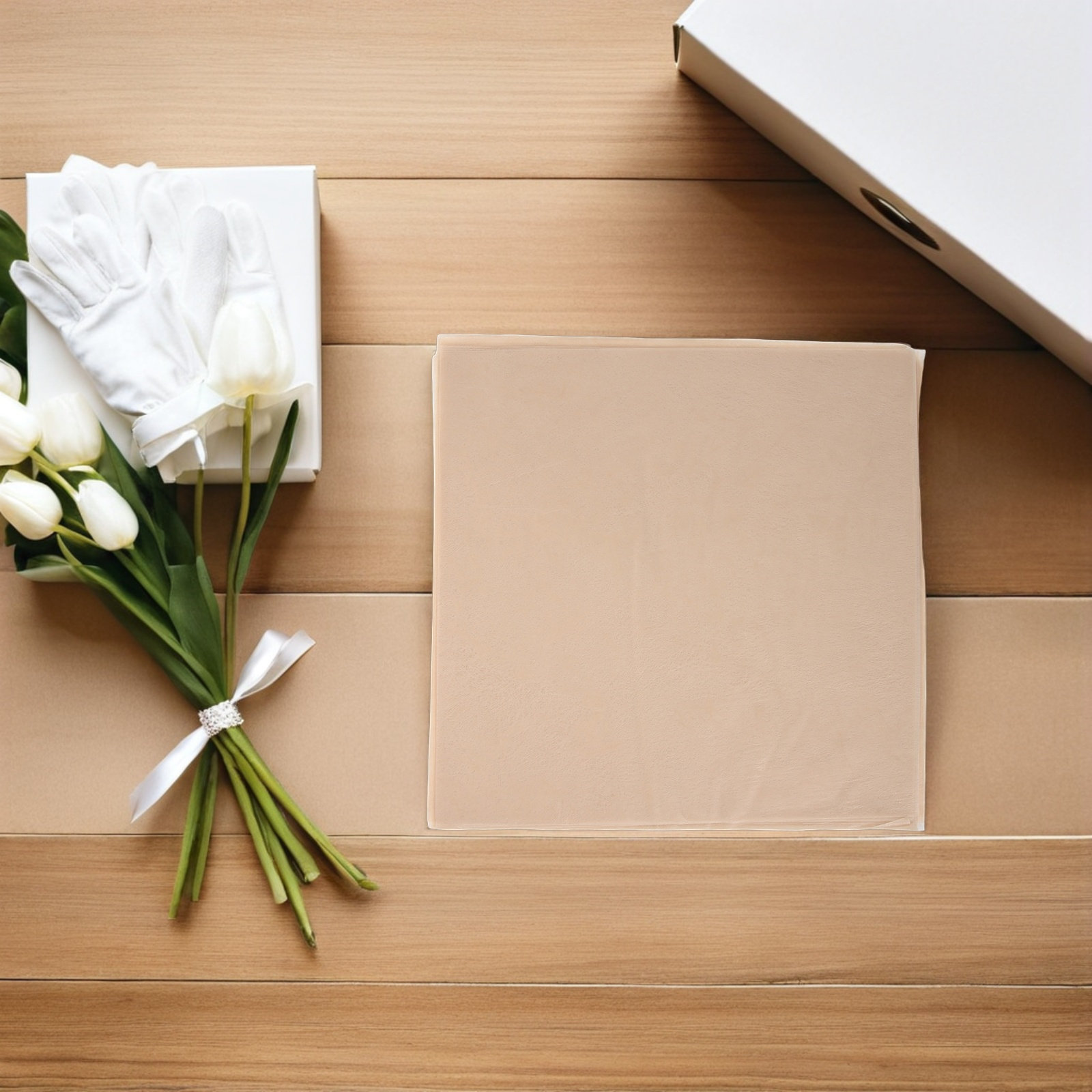 100Pcs Beige Waterproof Hand-C - Florist Supply Paper 评论和价格