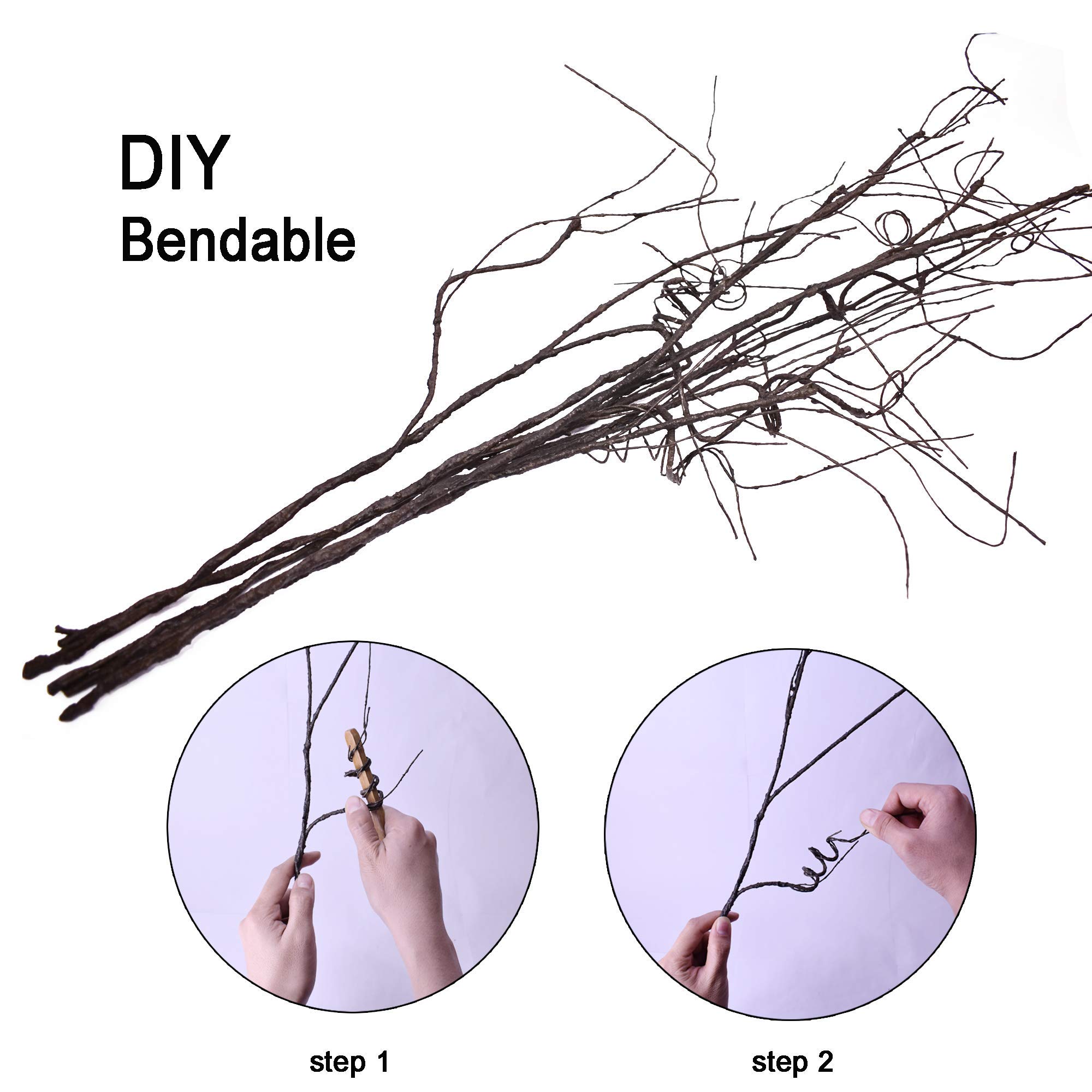 FeiLix 10PCS Dried Artificial  - Branch Curly Willow 评论和价格
