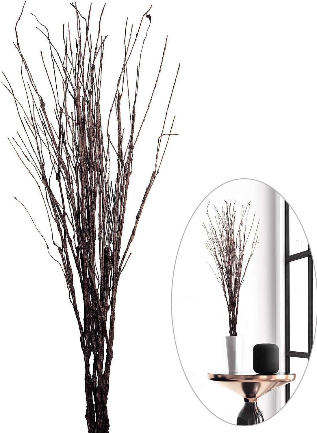 10 PCS Artificial Twigs Curly  - Branch Curly Willow 评论和价格