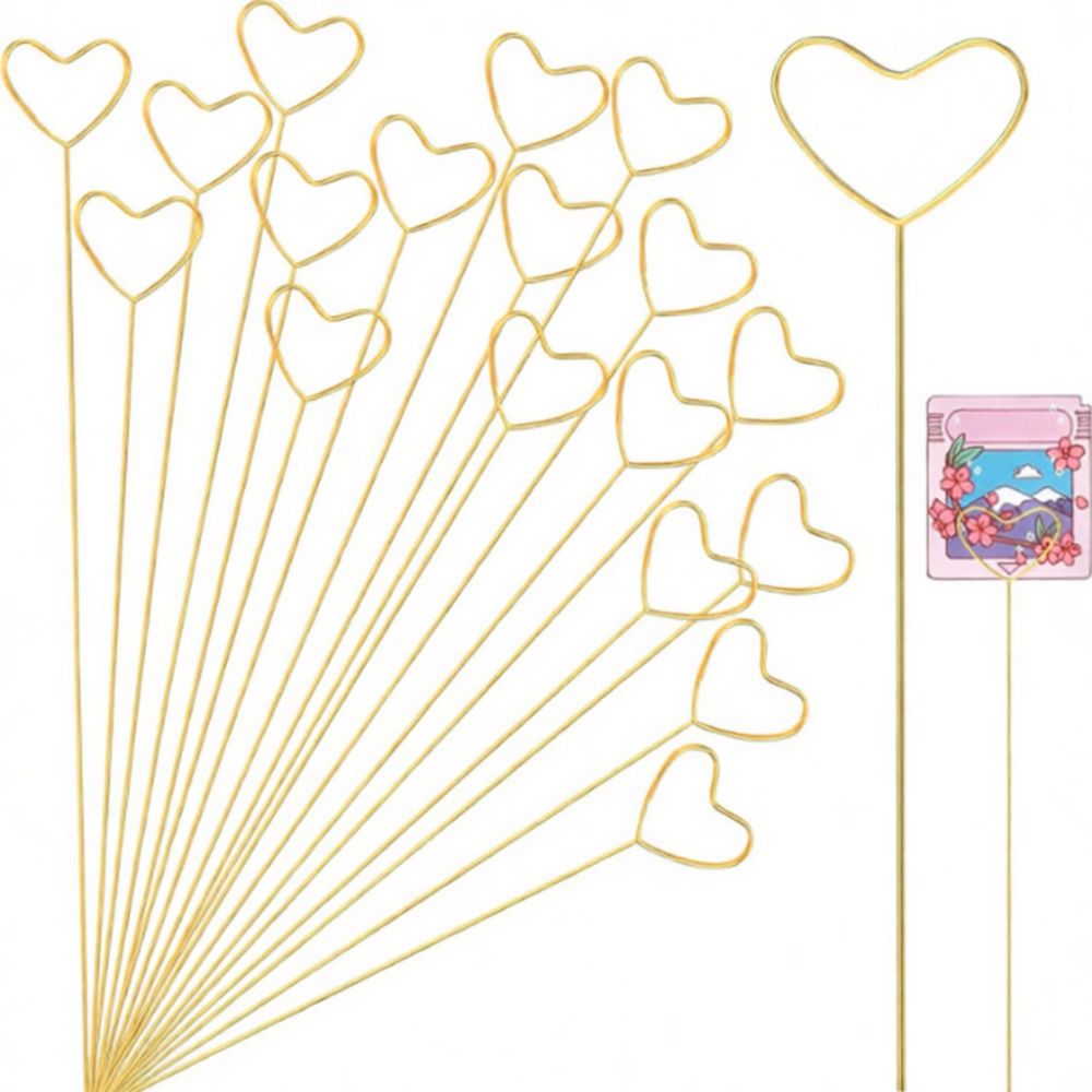 Premium Gold Metal Flower Card - The Florist Supply 评论和价格