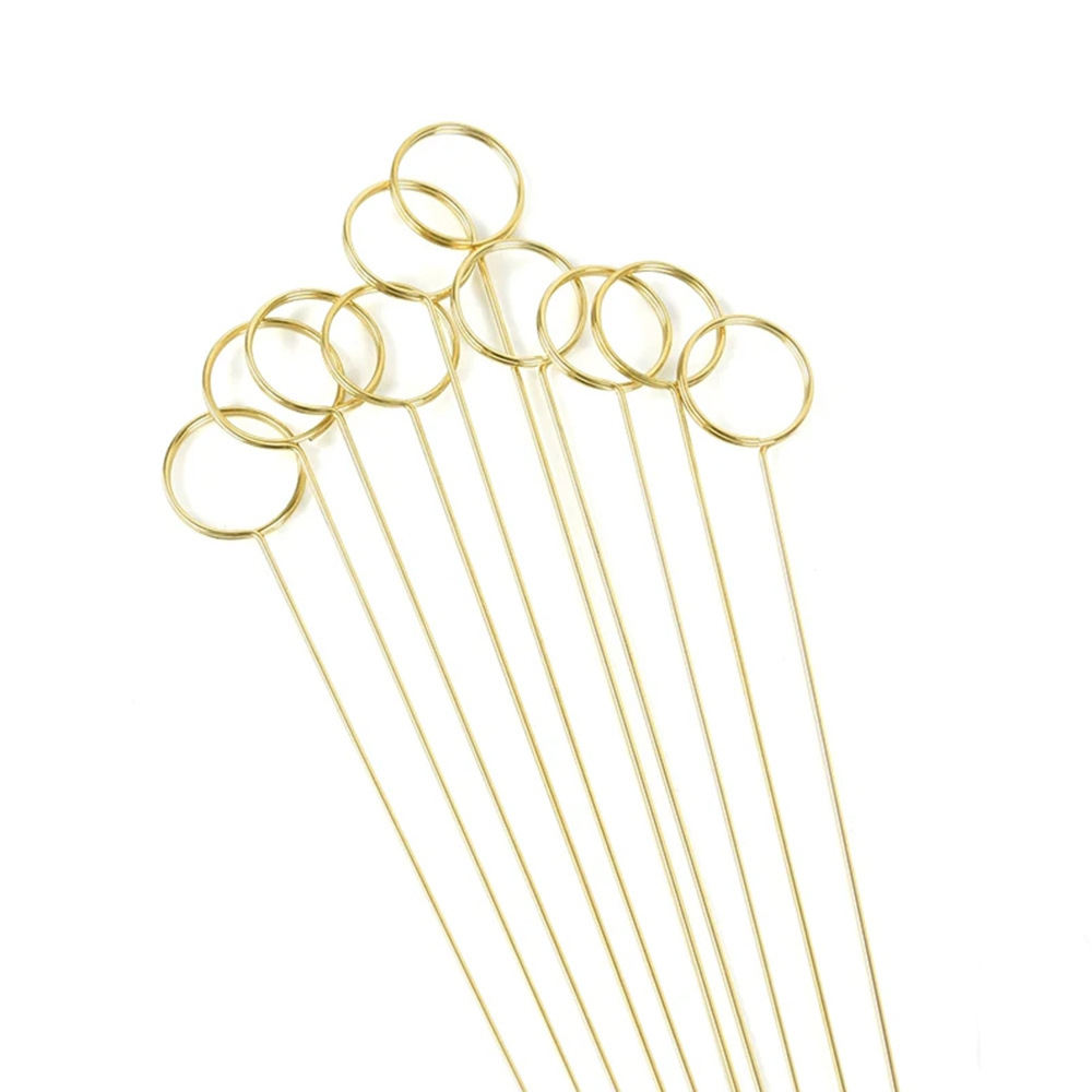 Premium Gold Metal Flower Card - The Florist Supply 评论和价格