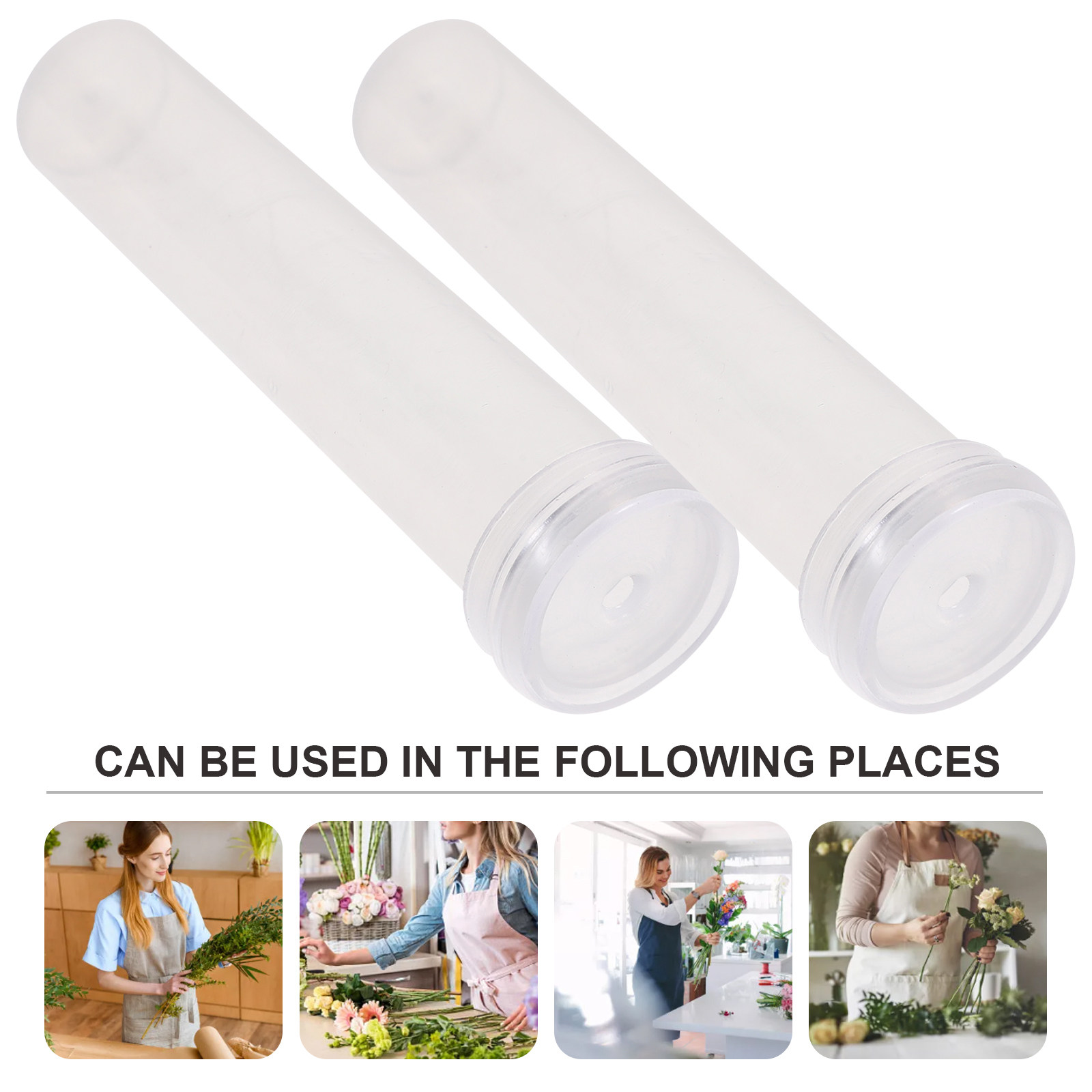 100Pcs Plastic Flower Water Tu - The Florist Supply 评论和价格